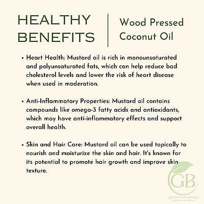 Wood Pressed Mustard Oil Wood Pressed Mustard Oil
