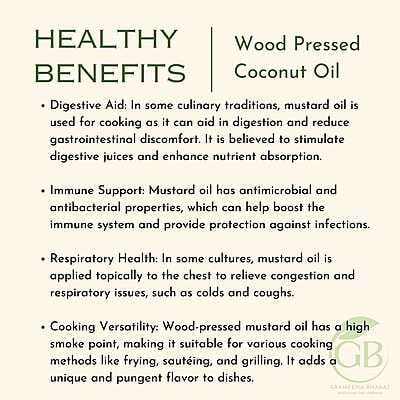 Wood Pressed Mustard Oil Wood Pressed Mustard Oil