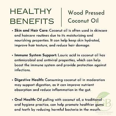 Wood Pressed Coconut Oil Wood Pressed Coconut Oil