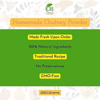 Homemade Chutney Powder | Made Fresh Upon Order | GunPowder Homemade Chutney Powder | Made Fresh Upon Order | GunPowder