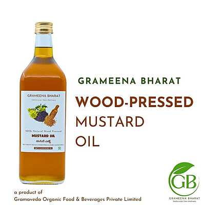 Wood Pressed Mustard Oil Wood Pressed Mustard Oil